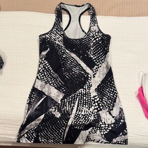 lululemon athletica Black and White Tank Top